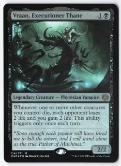 Vraan, Executioner Thane Foil R Phyrexia: All Will Be One 114 NM - Image 1