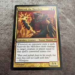 Kaervek the Merciless -Archenemy - MTG Magic the Gathering - MP - Image 1