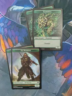 Elf Warrior / Elemental Token 8 | 7% Off 2+ | Kaldheim | NM | MTG - Image 1