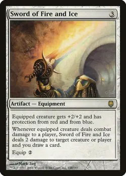 Sword of Fire and Ice - Foil Darksteel MP MTG - Image 1