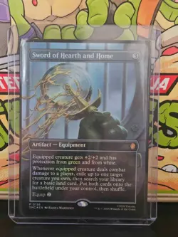 MTG Teenage Mutant Ninja Turtles Sword of Hearth and Home Borderless Foil - Image 1