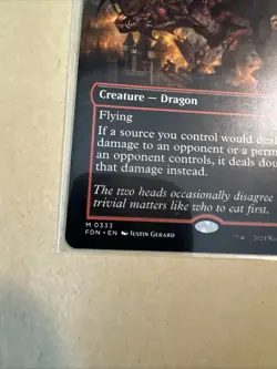 MTG Twinflame Tyrant FDN 0333 M NM Regular Borderless - Image 3