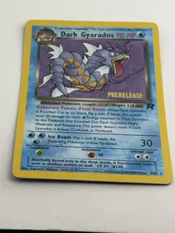 Dark Gyarados 8/82 Prerelease Holo Team Rocket Pokemon WOTC NM/LP - Image 5
