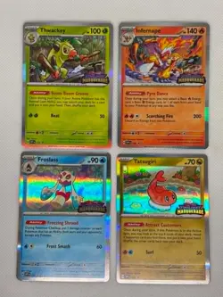 Pokemon Twilight Masquerade - Build & Battle Black Star Promo Cards - Full Set - Image 1