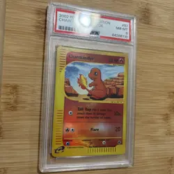 2002 Pokemon Expedition Reverse Holo Charmander #97 /165 PSA 8 - Image 3