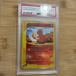 2002 Pokemon Expedition Reverse Holo Charmander #97 /165 PSA 8 - Image 4