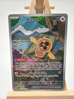 Fan Rotom ME: Ascended Heroes 250/217 - Illustration Rare Pokemon TCG NM - Image 1