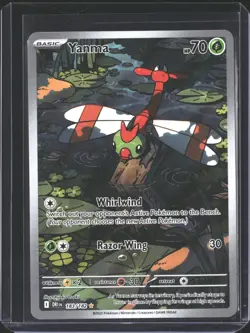 Yanma 183/182 Illustration Rare Destined Rivals Pokemon NM/M - Image 1