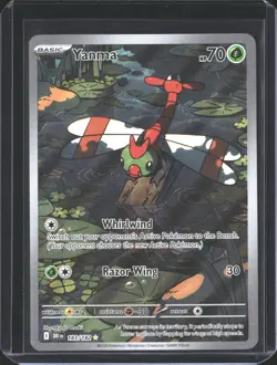 Yanma 183/182 Illustration Rare Destined Rivals Pokemon NM/M - Image 1