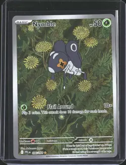 Nymble 096/094 Illustration Rare Phantasmal Flames Pokemon NM/M - Image 1