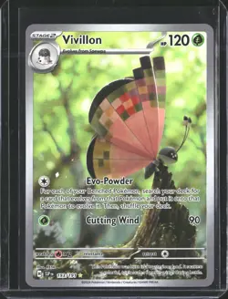 Vivillon 193/191 Illustration Rare Surging Sparks Pokemon NM/M - Image 1