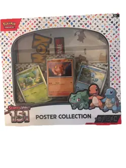 Pokemon TCG Scarlet & Violet 151 Poster Collection SEALED Pokemon 820650853166 - Image 1