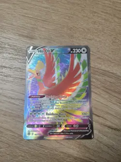 Pokemon TCG Ho-Oh V (Full Art) Sword & Shield - Silver Tempest 187/195 Holo... - Image 1