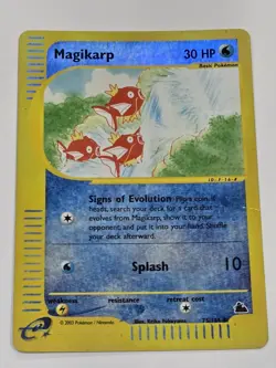Magikarp 75/144 Skyridge Regular Reverse Holo Rare Pokemon TCG Nintendo MP - Image 1