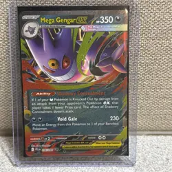 Pokemon TCG Phantasmal Flames #056/094 Mega Gengar ex - Image 2