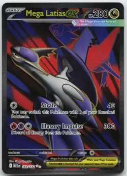 Mega Latias ex Ultra Rare ME01: Mega Evolution 163/132 Pokemon TCG - Image 1