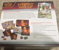 Pokemon TCG Scarlet & Violet Obsidian Flames Factory Sealed Elite Trainer Box - Image 2