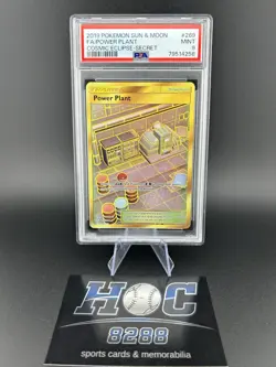 2019 Pokemon Sun & Moon Full Art Power Plant Cosmic Eclipse Secret Rare PSA 9 - Image 3