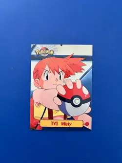1999 Topps Pokemon TV Animation Edition TV 3 Misty Pokemon Non Holo - Image 1