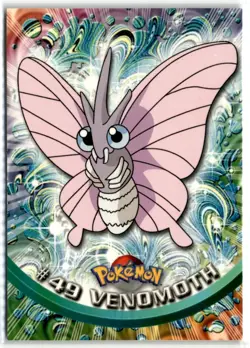 1999 TOPPS TV ANIMATION VENOMOTH #49 - Image 1