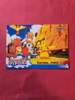 1999 Topps Pokemon Movie Animation Edition Blue #52 Everyone Pull, cd1 - Image 1