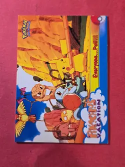1999 Topps Pokemon Movie Animation Edition Blue #52 Everyone Pull, cd1 - Image 2