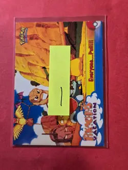 1999 Topps Pokemon Movie Animation Edition Blue #52 Everyone Pull, cd1 - Image 4
