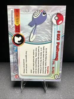 1999 Topps Pokemon TV Animation Series 1 Poliwag #60 Blue Logo Non Holo - Image 2