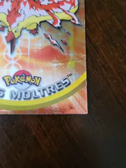 DMG! HOLO FOIL 2000 Topps Pokemon TV Animation Edition Series 3 #146 Moltres - Image 5