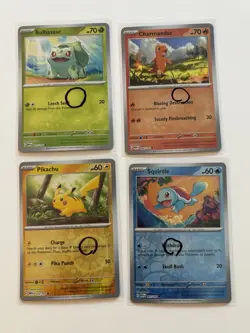 SWIRLS !! Pokemon 151 Costco Reverse Rev Cosmos Holo Promo Set VARIANT R - Image 1