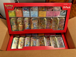 Pokemon Prismatic Evolutions 8 Mini-Tins with Promo Cards Costco 2-pack - Image 1