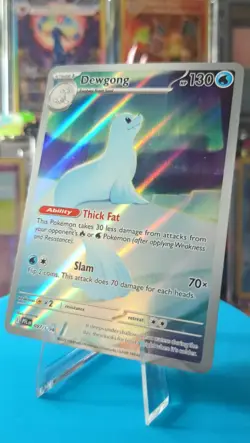 Dewgong 097/094 Illustration Rare Phantasmal Flames Pokemon NM b6 - Image 1