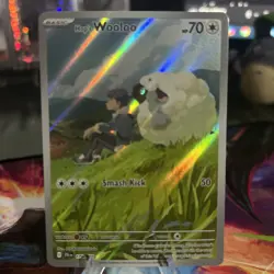 Pokemon TCG Hop's Wooloo 170/159 Journey Together Near Mint Condition - Image 1