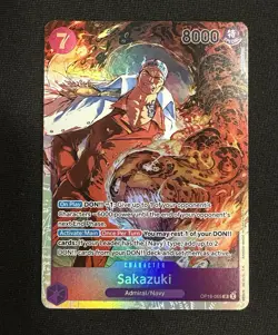 Sakazuki OP16-065 SR The Time of Battle Foil English One Piece NM - Image 1