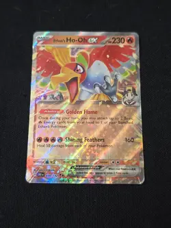 Ethan's Ho-Oh ex 039/182 Sv10: Destined Rivals Double Rare Holo Pokemon TCG NM - Image 1