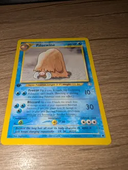 Pokemon Cards: Neo Genesis 1st Edition Uncommon: Piloswine 44/111 - Image 2