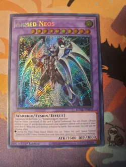 Armed Neos BLMR-EN002 Battles of Legend 1st Edition Secret Rare NM Yugioh - Image 1