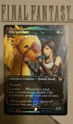 Tifa Lockhart (Borderless) (Chocobo Track Foil) Final Fantasy Foil - Image 1
