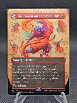 Improvisation Capstone (Borderless) SOS 294 Magic: The Gathering Mythic NM - Image 1