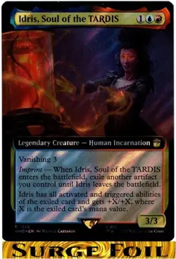 Idris, Soulu of the TARDIS ** SURGE FOIL EXTENDED ART ** Doctor Who - NM MTG - Image 1