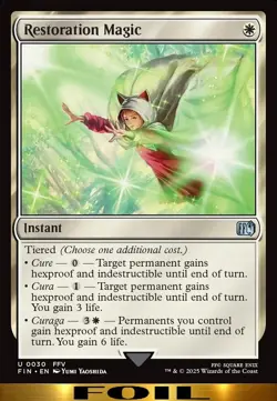 Restoration Magic ** FOIL ** #30 - Final Fantasy - CUC NM MTG - Image 1