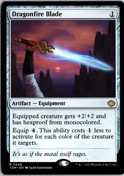 Dragonfire Blade 240 R Tarkir: Dragonstorm Magic: The Gathering NM/M - Image 1