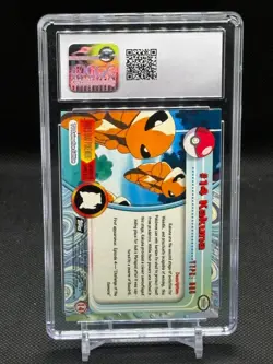 Pokemon Topps TV Series 1 Silver Foil Kakuna 14 CGC 7.5 - Image 2