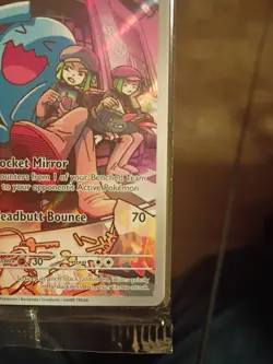 Pokemon TCG Destined Rivals Team Rockets Wobbuffet Promo Card 203 NM Condition - Image 2