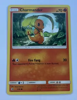 Charmander 1/70 Common Dragon Majesty Pokemon LP - Image 1
