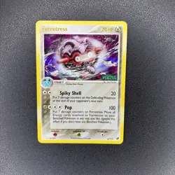 Forretress 6/115 2005 Pokemon Ex Unseen Forces Reverse Holo Stamped + Holo - Image 3