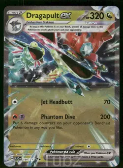 Dragapult ex 160/217 Double Rare Ascended Heroes Pokemon Near Mint - Image 1