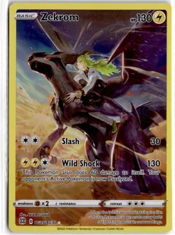 Zekrom TG05/TG30 Holo Brilliant Stars Trainer Gallery Pokemon NM - Image 1