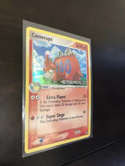 2005 Camerupt Pokemon Ex Emerald RARE HOLO EXCELLENT CONDITION - Image 3