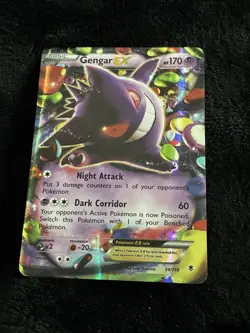 2014 POKEMON XY PHANTOM FORCES 34 GENGAR EX - Image 1